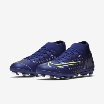 Nike Mercurial Superfly 7 Club MDS MG - Női Focicipő - Kék/Fehér/Fekete